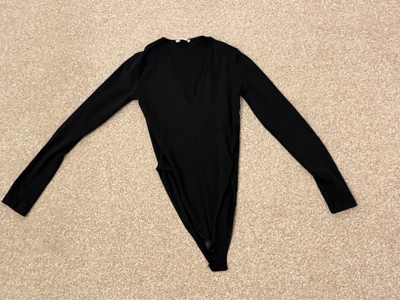 Zara Women’s black long sleeve body suit