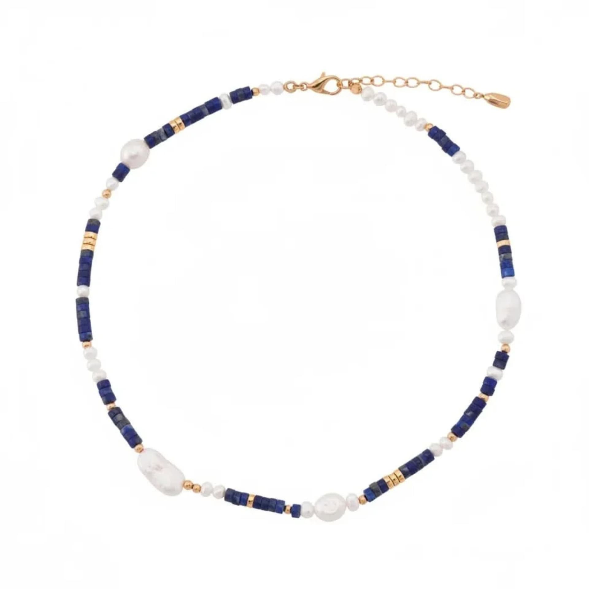 Angel Barocco Angel Barocco Lapis Lazuli Baroque Pearl Necklace
