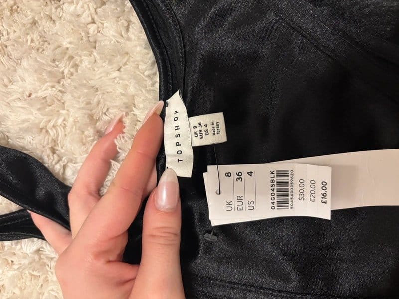 Topshop Topshop black corset - 1
