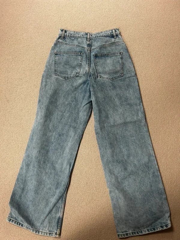 ASOS Blue wide leg jeans