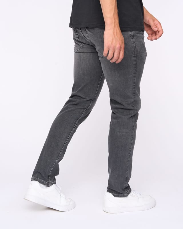 Bewley&Ritch Bewley&Ritch Abingdon Men's Slim-Fit Stretch Denim Jeans in Grey - 3