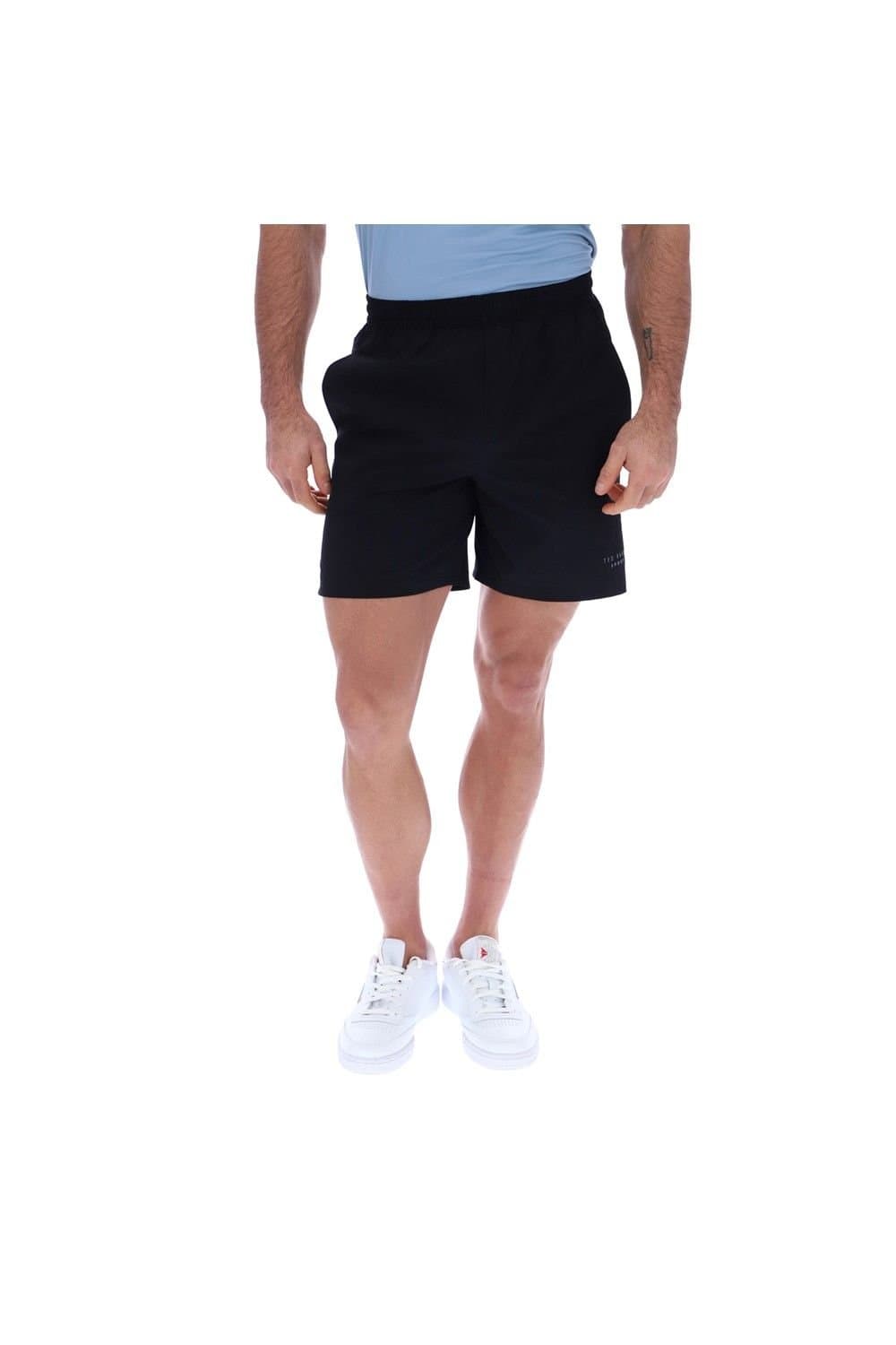 Ted Baker Ted Baker Men's Stanley Lightweight 7" Woven Training Shorts in Black