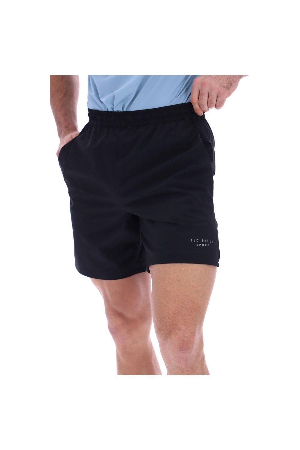 Ted Baker Ted Baker Men's Stanley Lightweight 7" Woven Training Shorts in Black - 4