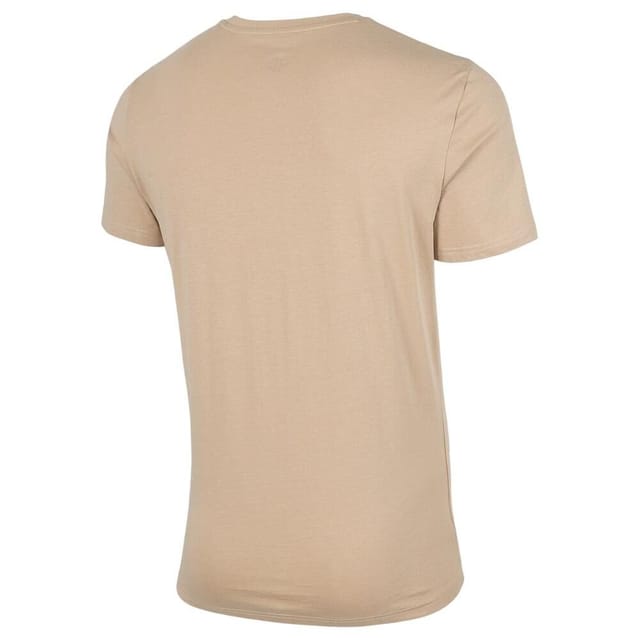 4F 4F Men's Globe T-Shirt in Beige - 2
