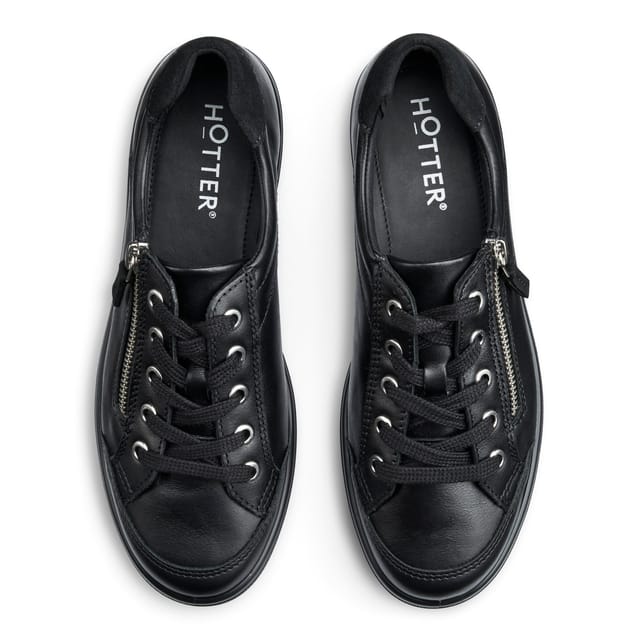 Hotter Hotter Women's 'Chase II' Deck Shoes in Black - 3