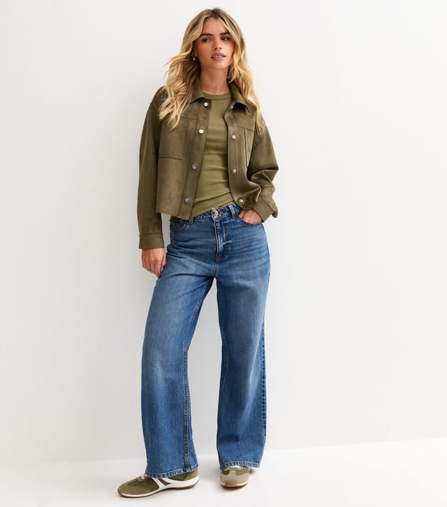 New Look Women's Petite Green Ribbed Racerback Vest New Look - 3