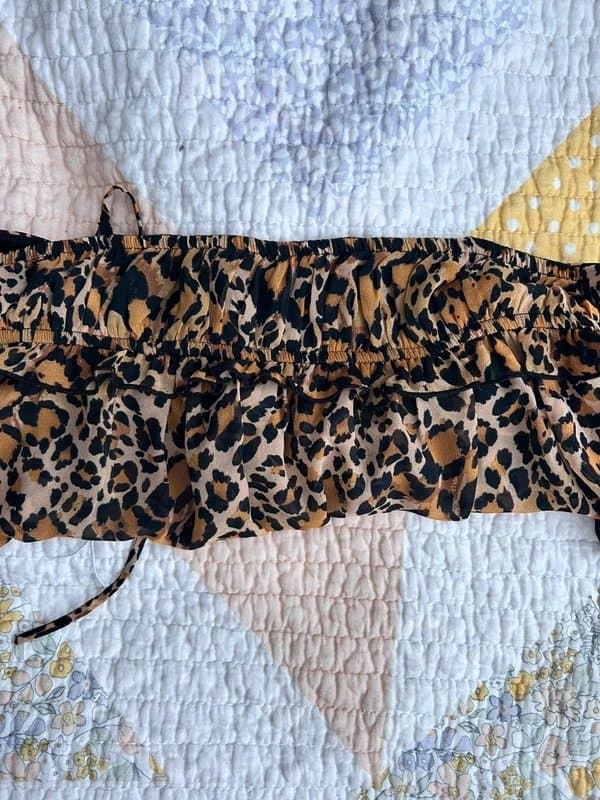 Bershka Bershka leopard print top