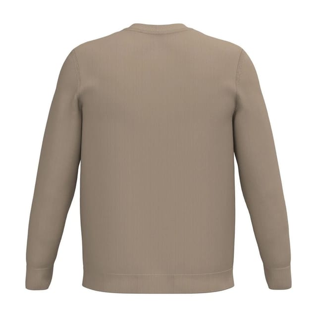 Spasso Spasso Men's Round Neck Jumper in Medium Beige - 2
