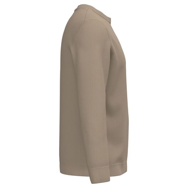 Spasso Spasso Men's Round Neck Jumper in Medium Beige - 3