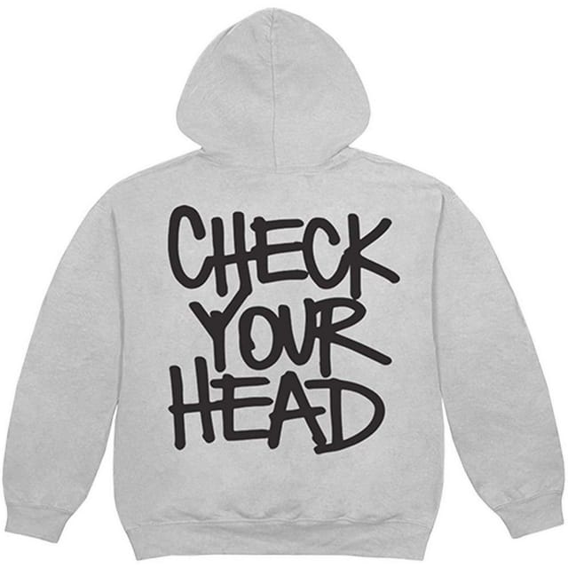 Beastie Boys Beastie Boys Men's Check Your Head Pullover Hoodie in Grey - 2