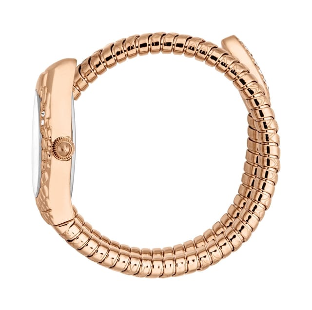 Just Cavalli Just Cavalli Women's Snake Silver Dial Rose Gold Color Stainless Steel Watch - 3