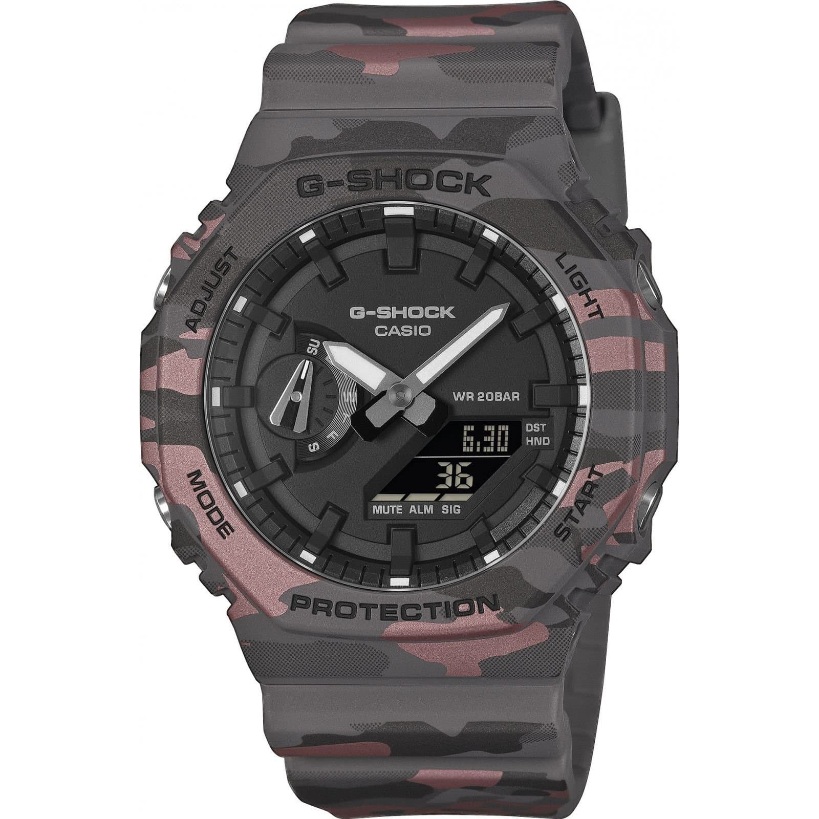 Casio Casio Men's GA-2100CM-8AER G-Shock 49mm Quartz Watch in Grey