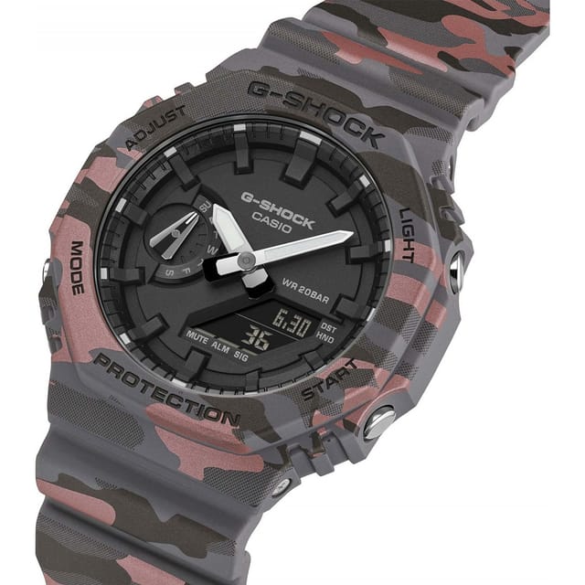 Casio Casio Men's GA-2100CM-8AER G-Shock 49mm Quartz Watch in Grey - 3