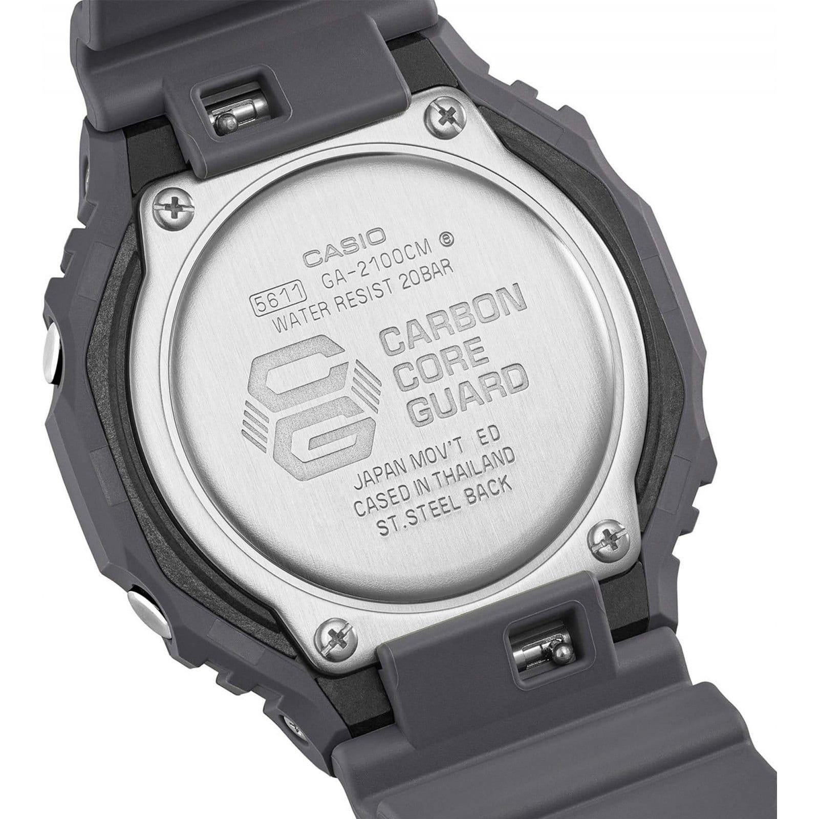 Casio Casio Men's GA-2100CM-8AER G-Shock 49mm Quartz Watch in Grey - 4
