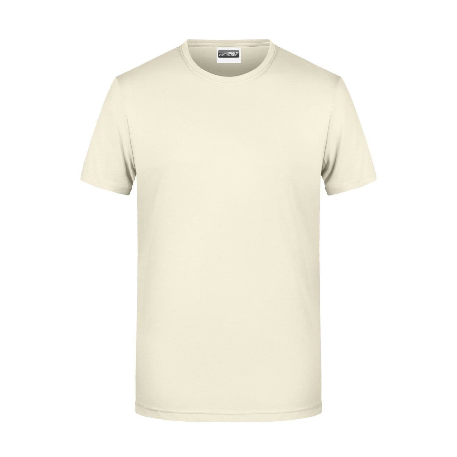 James and Nicholson James and Nicholson Men's Basic T-Shirt in Off-White