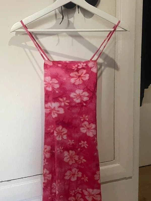 Bershka Pink Floral Dress