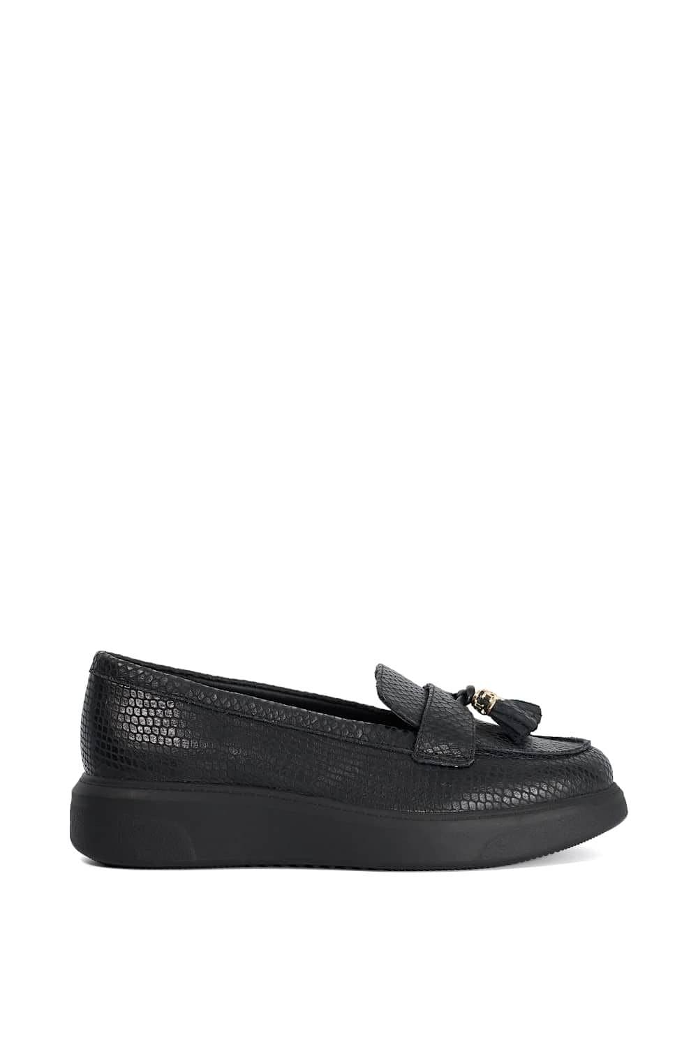 Dune London Dune London Black Leather Loafers