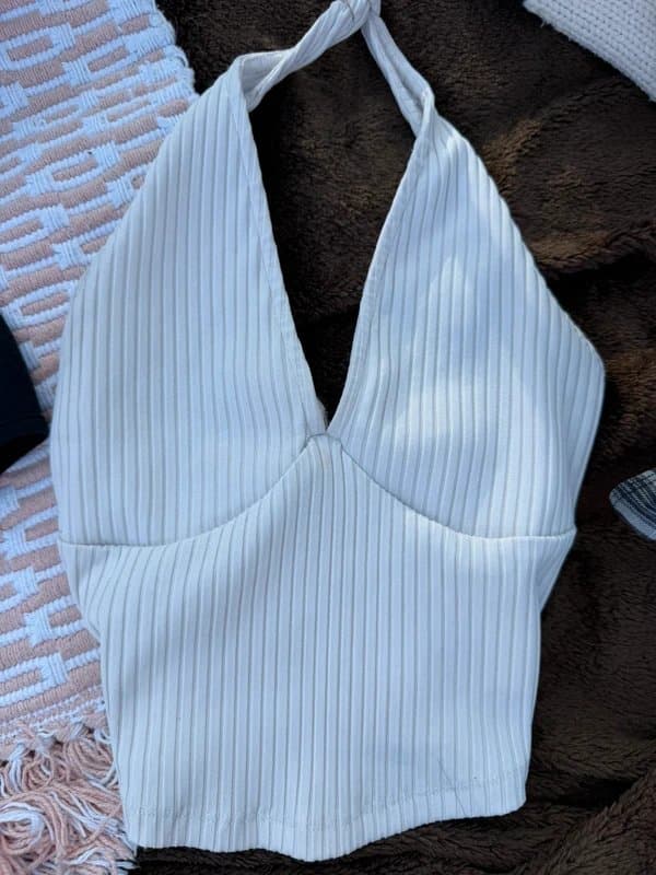 Bershka cute halter top