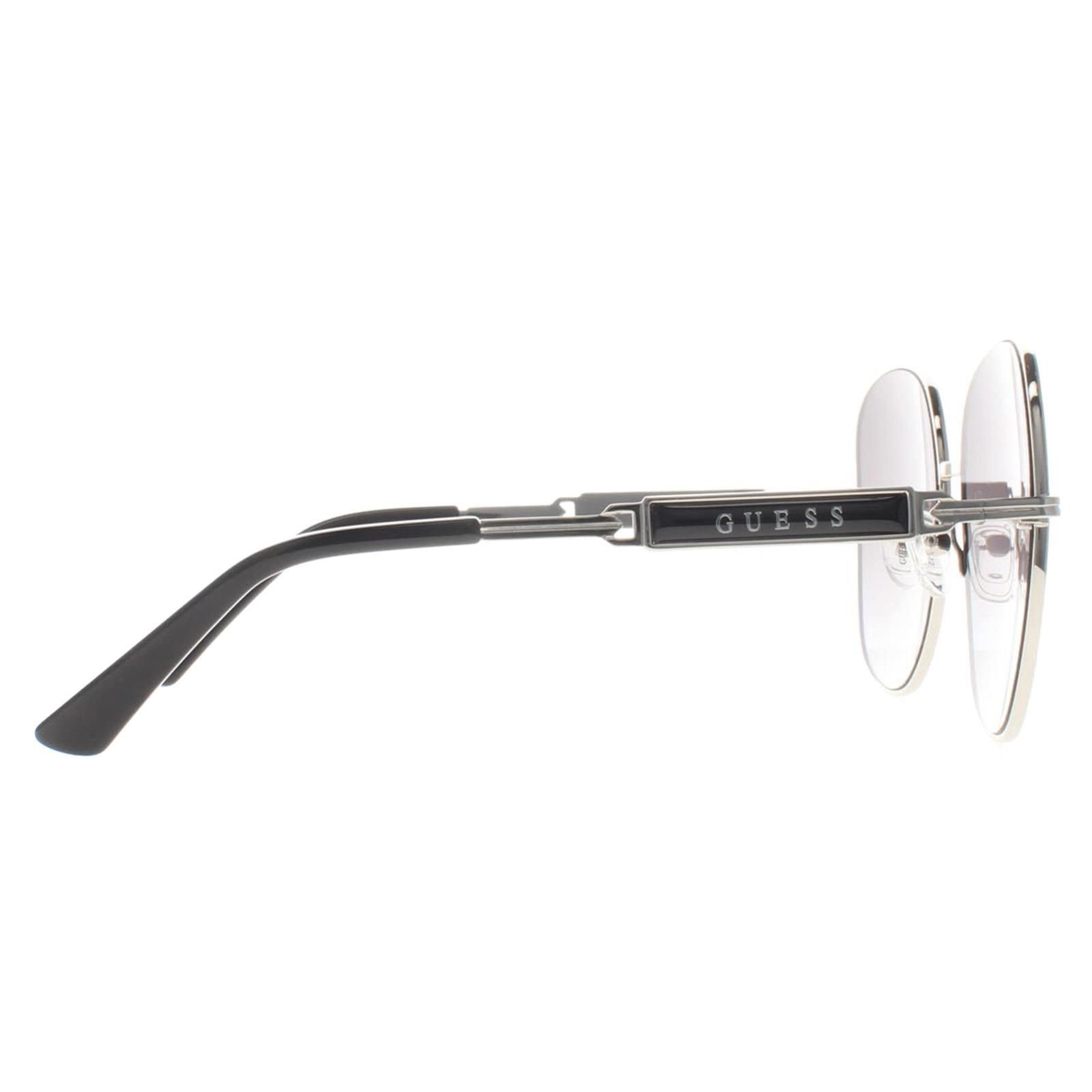 Guess Guess Women's Oval Shiny Light Nickeltin Grey Gradient GF6190 - 4