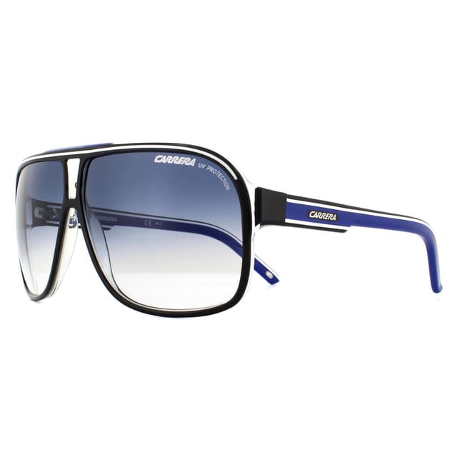 Carrera Carrera Men's Aviator Black Dark Blue Gradient Sunglasses - 2