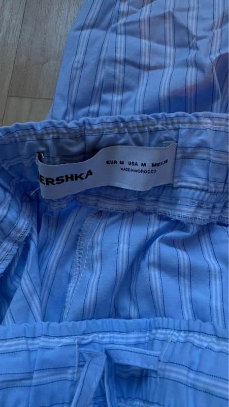 Bershka Bershka Blue Striped Pants