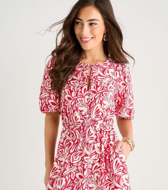 Gini London Women's Red Paisley Print Midi Dress Gini London New Look - 3