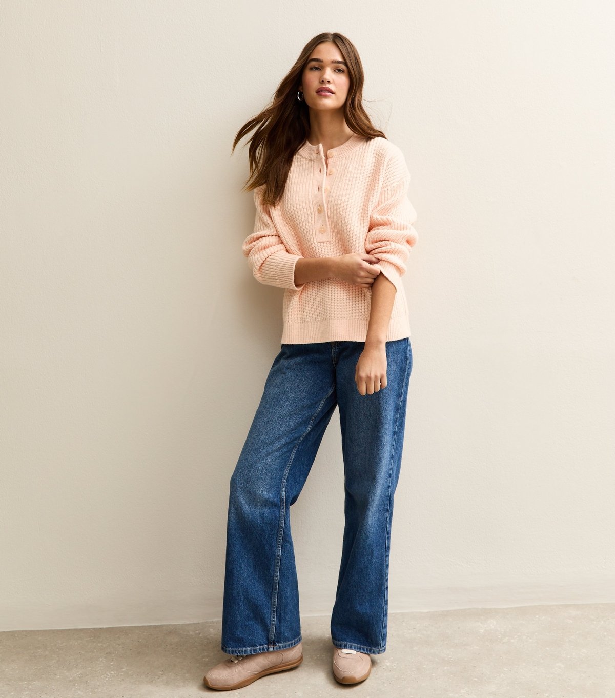 New Look Women's Light Pink Midweight Knit Jumper New Look - 3