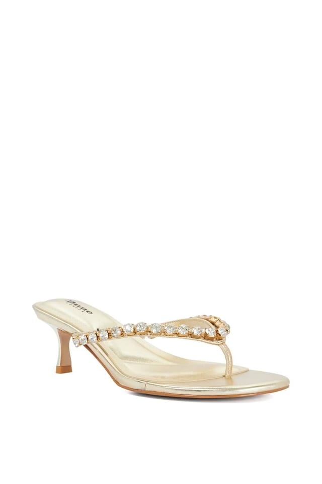Dune London Dune London Women's 'Mimis' Leather Sandals in Metallics - 2