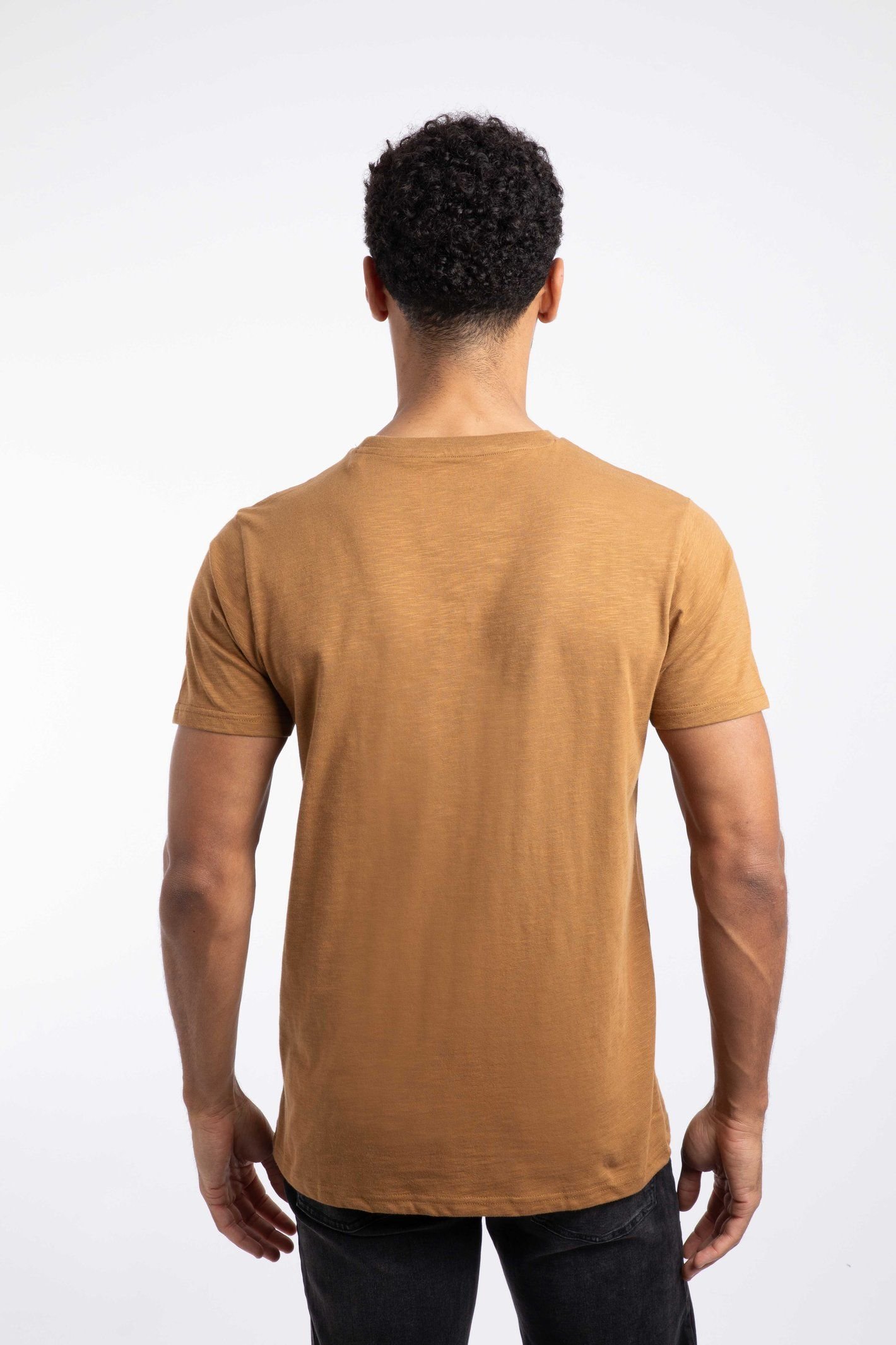 Weird Fish Weird Fish Men's Fished Branded T-Shirt in Brown - 3