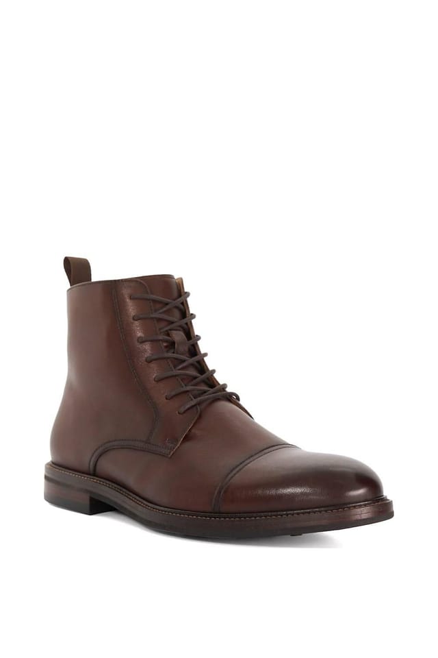 Dune London Dune London Men's 'Matias' Leather Smart Boots in Brown - 2