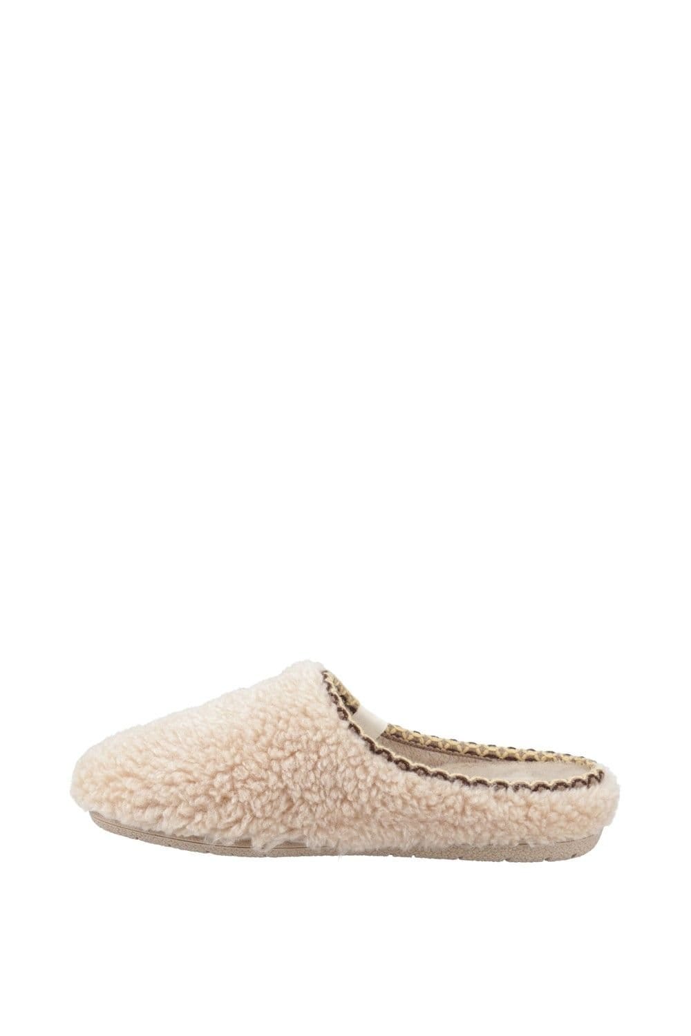 Hush Puppies Hush Puppies Women's Good Slipper Teddy Mule in Beige - 4