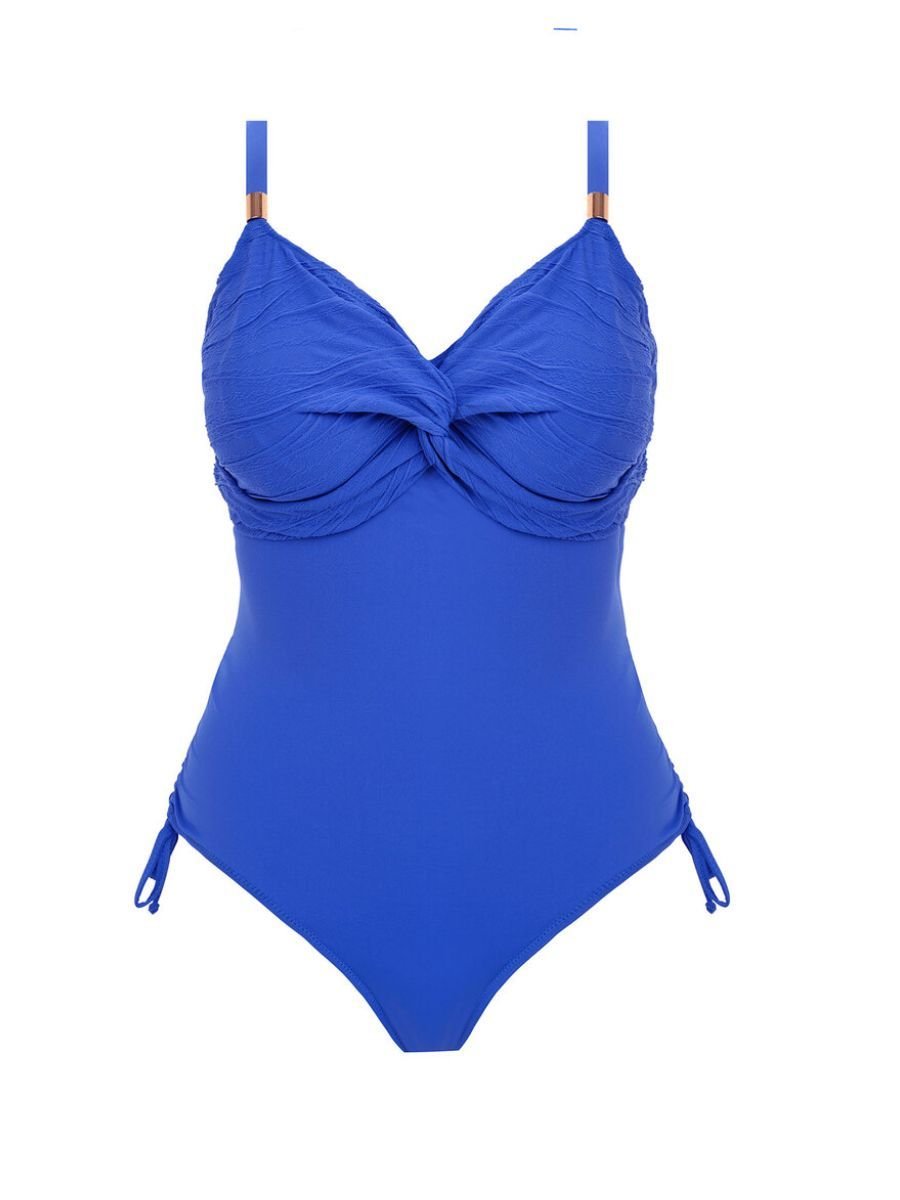 Fantasie Fantasie Women's Beach Waves Twist Front Swimsuit in Blue - 4