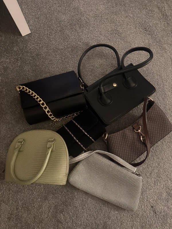 ASOS see description for individual prices! variety of unbranded handbags - £100 for bundle (12 bags)