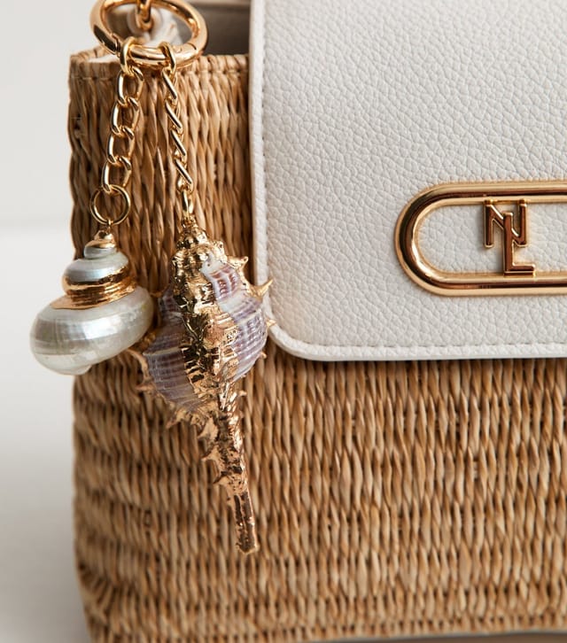 New Look Stone Woven Plaited Handle Crossbody Bag New Look - 3