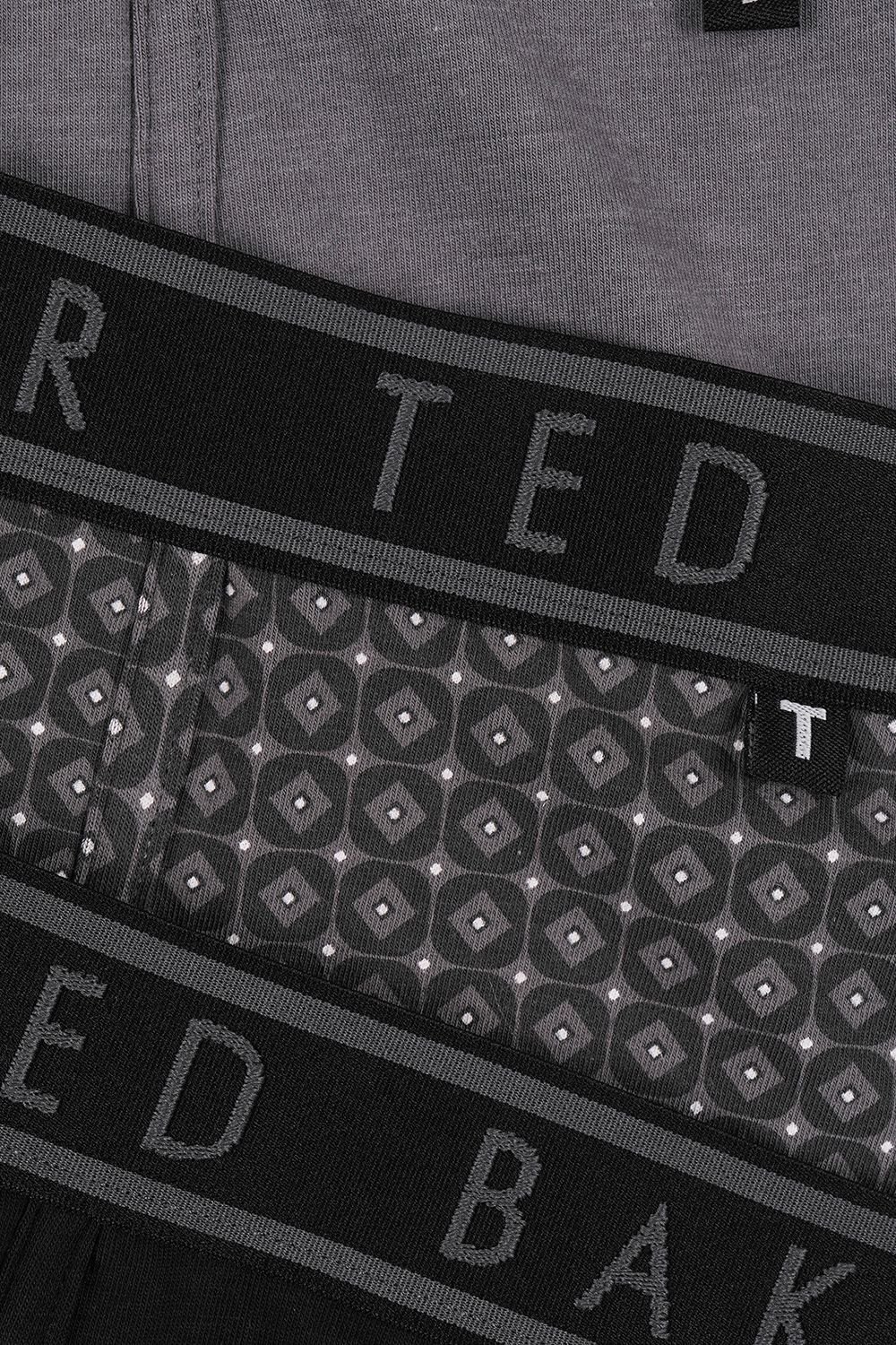 Ted Baker Ted Baker Men's 3 Pack Soft Breathable Cotton Boxer Brief Underwear in Light Grey - 3