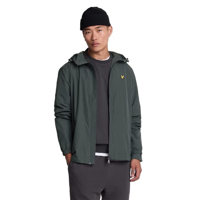 Lyle & Scott Lyle & Scott Men's Hooded Full Zip Jacket in Mid Grey - 3
