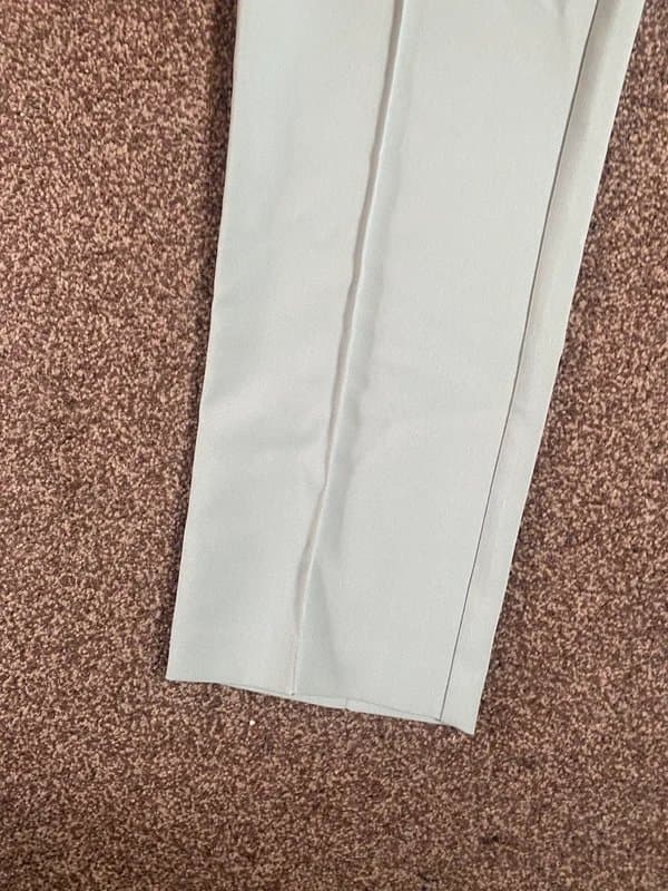 ASOS ASOS Pale Khaki Green Smart Trousers Side Pockets sz 10 L26 Great Condition