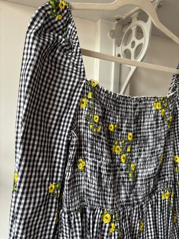 Never Fully Dressed Never fully dressed gingham floral dress