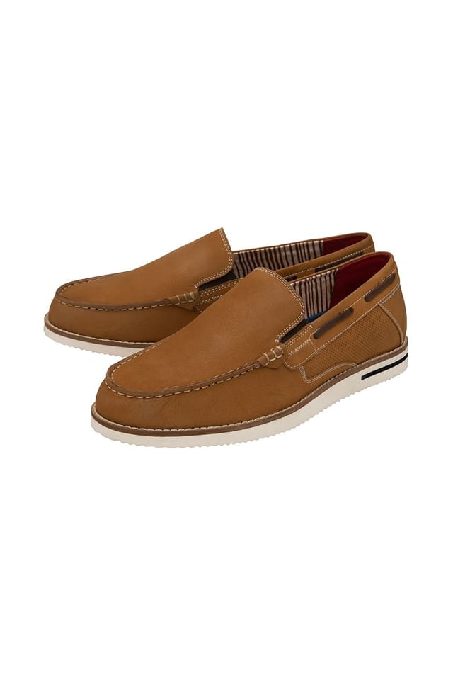 Lotus Lotus Men's 'Saxon' Leather Shoes in Tan - 2