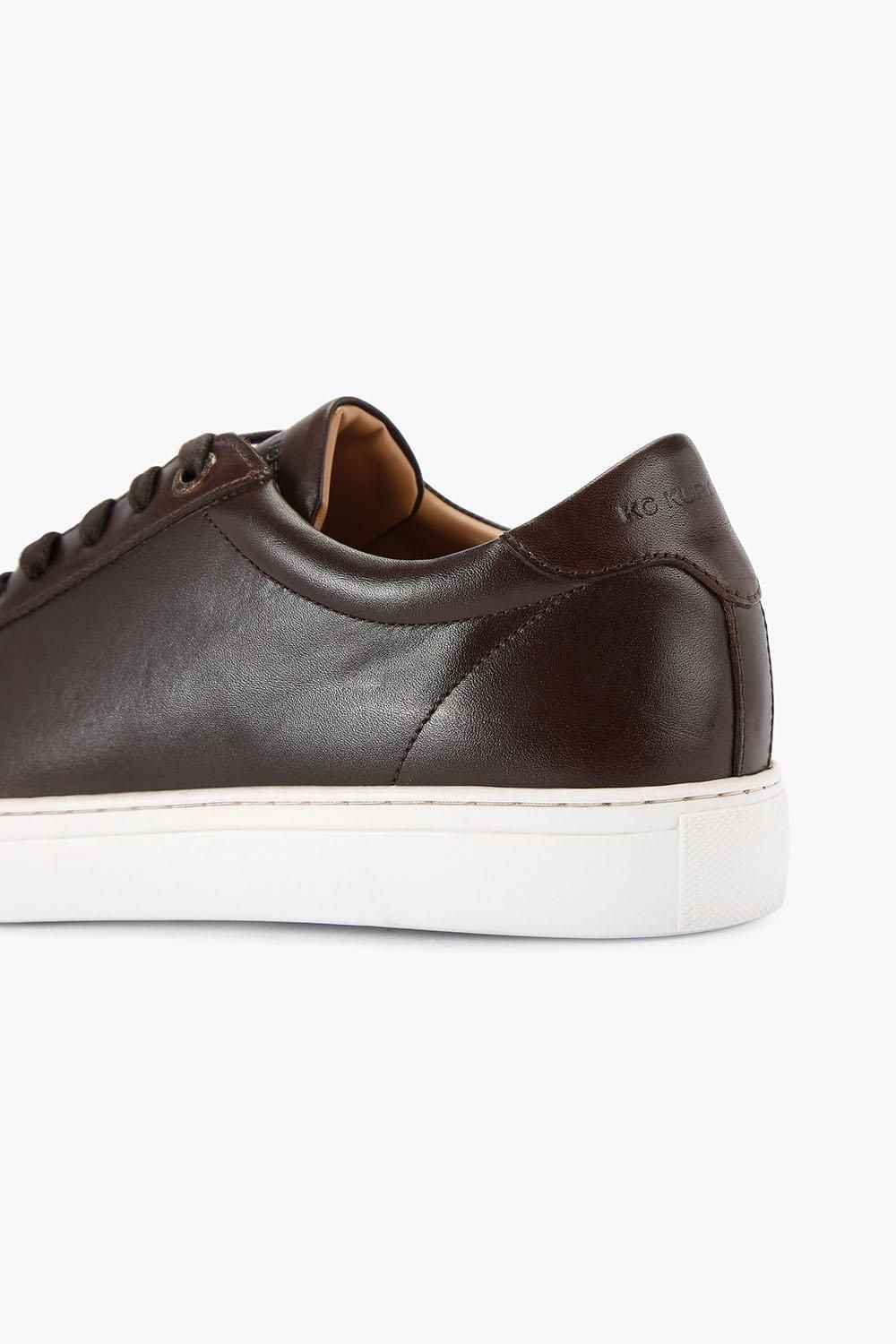 KG Kurt Geiger KG Kurt Geiger Men's 'Fire' Leather Trainers in Brown - 3