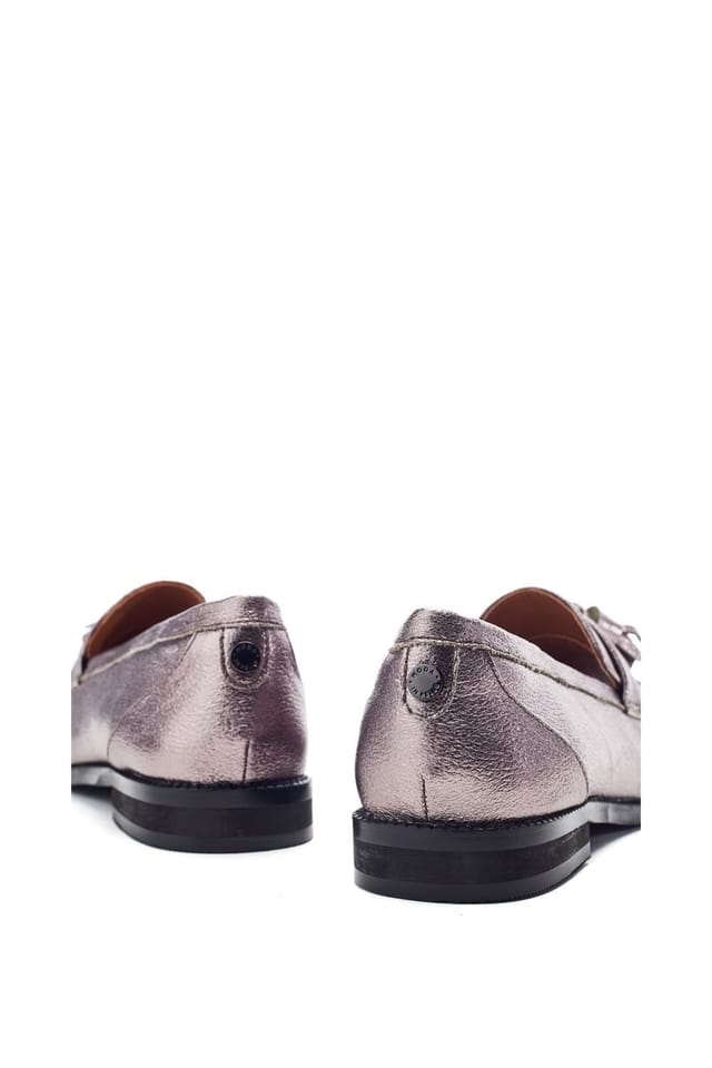 Moda In Pelle Moda In Pelle Women's 'Ebara' Porvair Ballet Pumps in Metallic Silver - 3