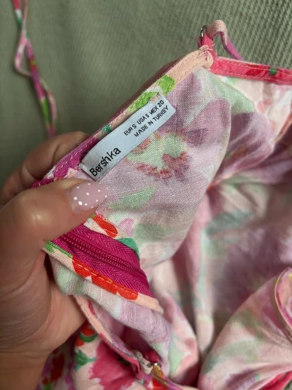 Bershka Floral mini dress