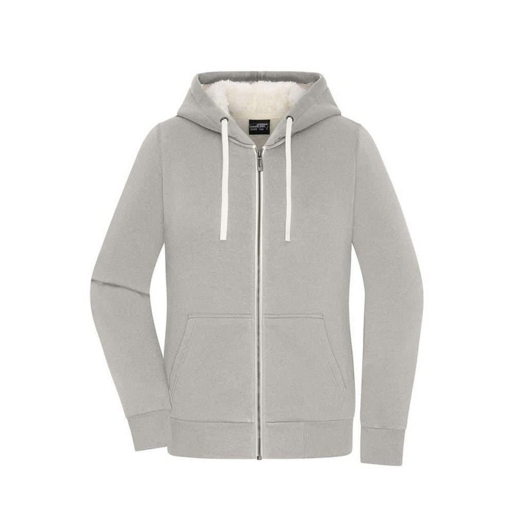 James and Nicholson James and Nicholson Women's Doubleface Jacket in Light Grey