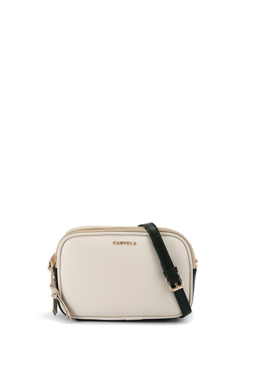 Carvela Carvela Women's 'Carla Crossbody' Bag in Cream