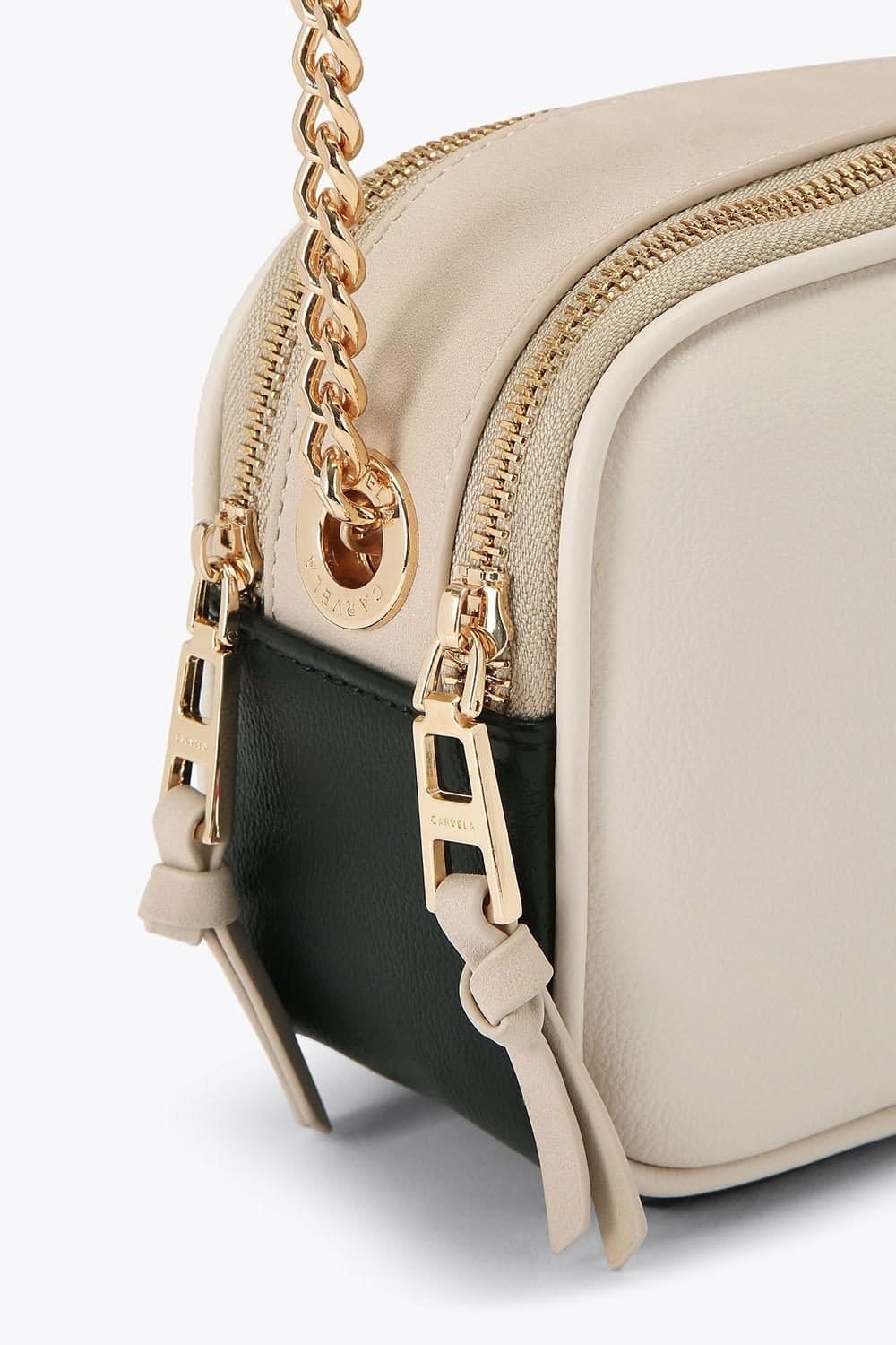 Carvela Carvela Women's 'Carla Crossbody' Bag in Cream - 4