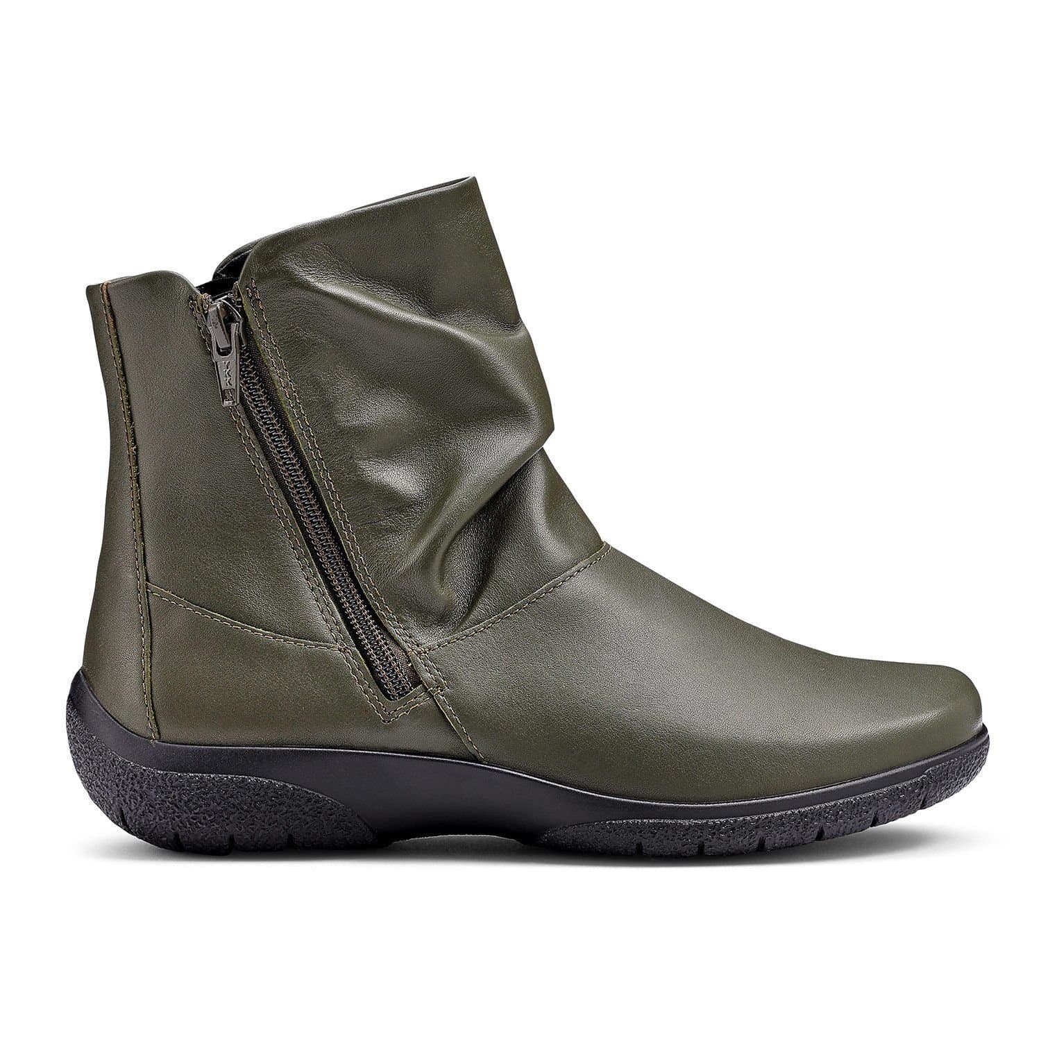 Hotter Hotter Women's 'Whisper' Dark Olive Ankle Boots