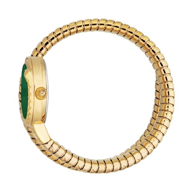 Just Cavalli Just Cavalli Women's JC1L301M0035 Cerchio Snake Analog Watch for Women in Gold - 3