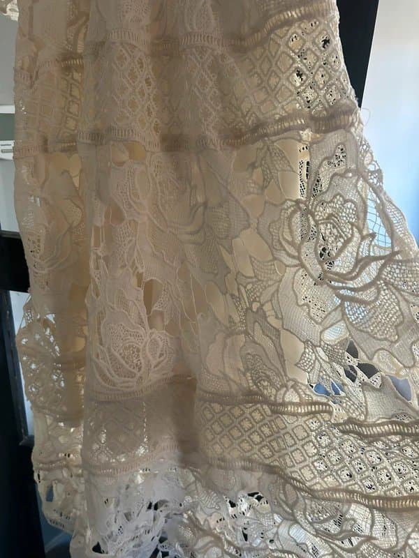 Golden Days Cream lace dress
