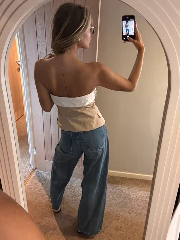 Zara Zara corset top