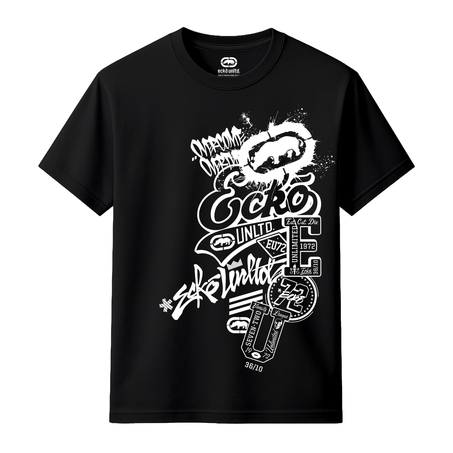 Ecko Untld. Ecko Untld. Men's Logo'd Up T-Shirt in Black
